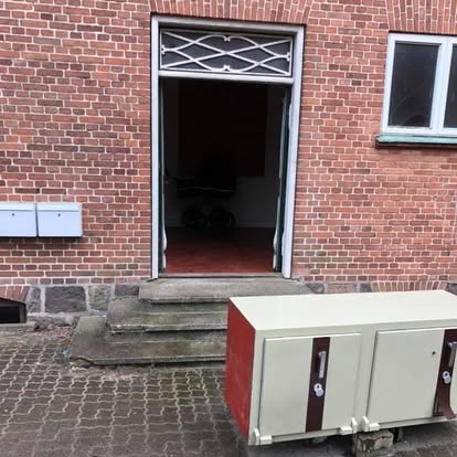 Flytning af pengeskab